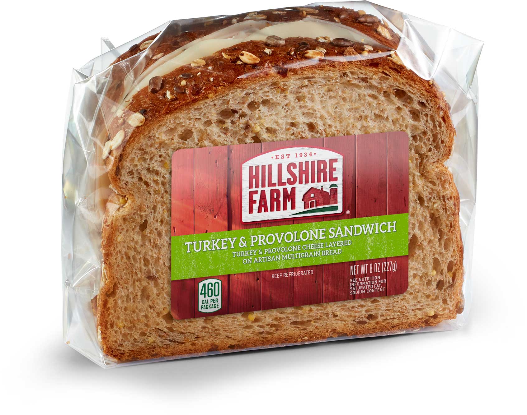 Hillshire Farm Turkey And Provolone Classic Sandwich, 0.5 Pound -- 10 Per Case