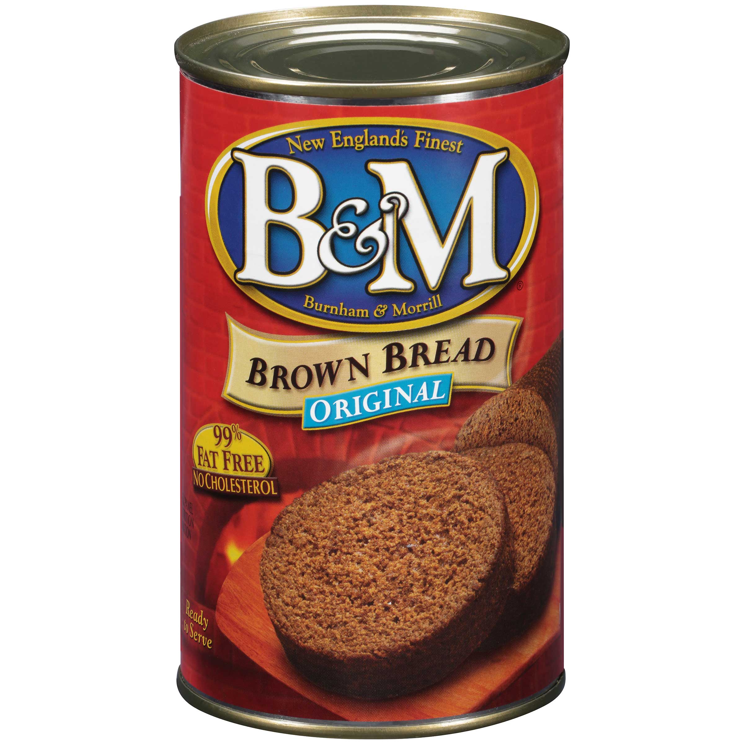 B&m Original Plain Brown Bread, 16 Ounce -- 12 Per Case