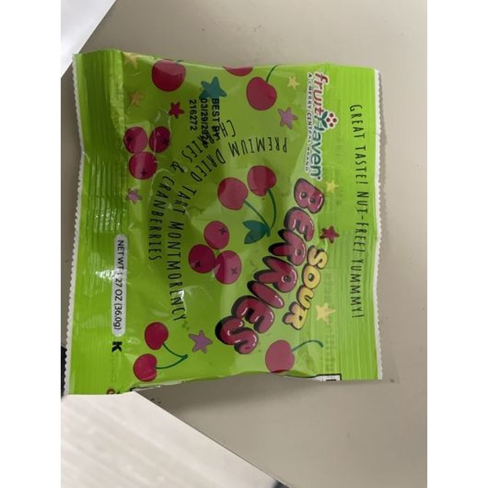 Fruit Haven Sour Berry Blend, 1.27 Ounce -- 100 Per Case