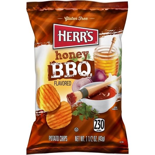 Herrs Honey Bbq Potato Chips Case | FoodServiceDirect