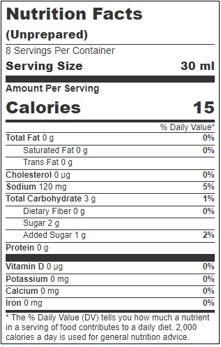 Maple Grove Fat Free Balsamic Vinaigrette Dressing, 8 Fluid Ounce Bottle -- 12 Per Case