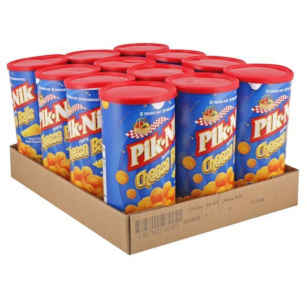 Pik-nik Cheddar Cheese Balls, 4.5 Ounce -- 12 Per Case