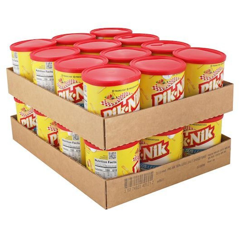 Papas Paja Con 50 Por Ciento Menos Sodio Pik-nik, 4 Onzas -- 24 Por Caja