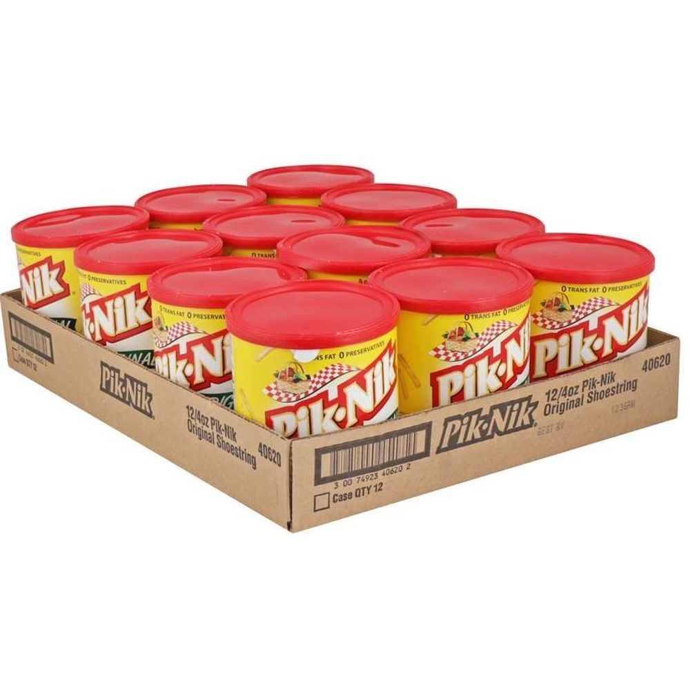 Pik-nik Original Shoestring Potatoes, 4 Ounce -- 12 Per Case