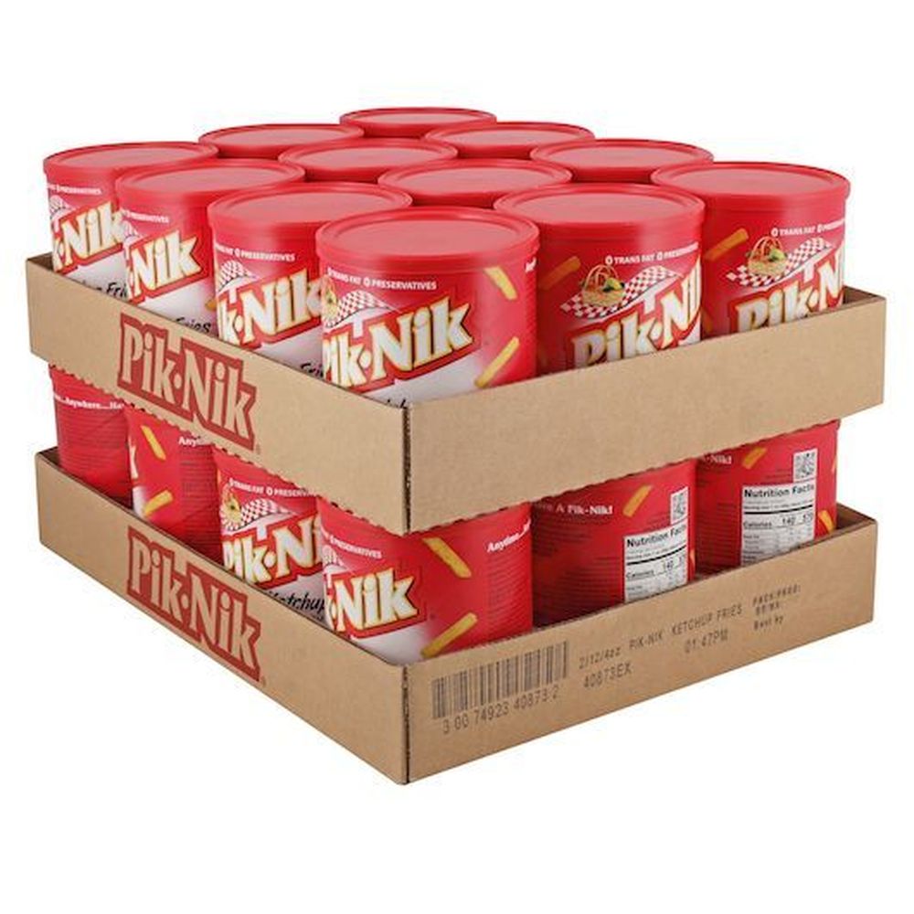 Pik-nik Ketchup Potato Fries, 4 Ounce -- 24 Per Case