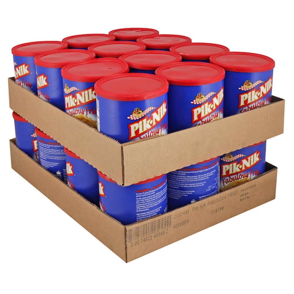 Pik-nik Fabulous Potato Fries, 4 Ounce -- 24 Per Case