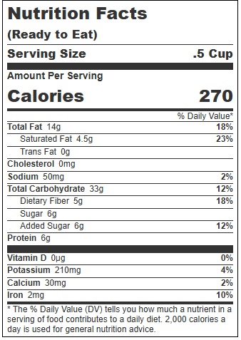 Golden Temple Coconut Almond Granola, 25 Pound