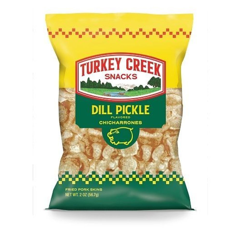 Turkey Creek Dill Pickle Pork Skins FoodServiceDirect