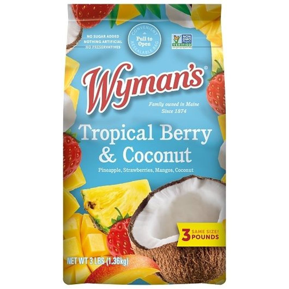 Wyman's Tropical Berry And Coconut, 3 Pound -- 6 Per Case