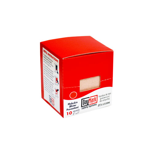 Daymark First Aid Only Moleskin Blister Prevention -- 10 Per Case
