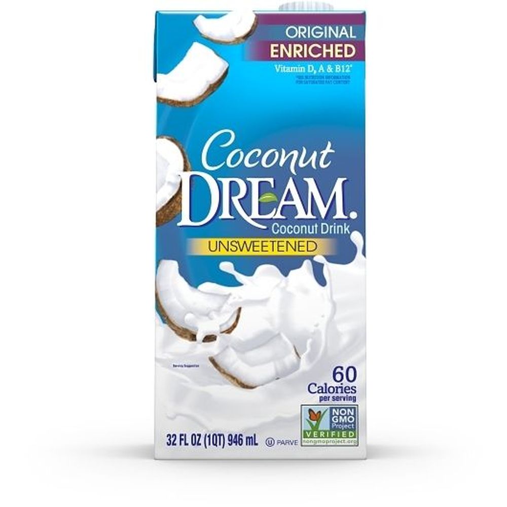 Dream Unsweetened Original Calcium And Vitamin D Coconutmilk, 32 Fluid Ounce -- 6 Per Case