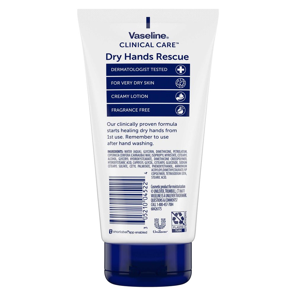 Vaseline Clinical Care Dry Hands Rescue Hand Cream, 5.1 Ounce -- 24 Per Case