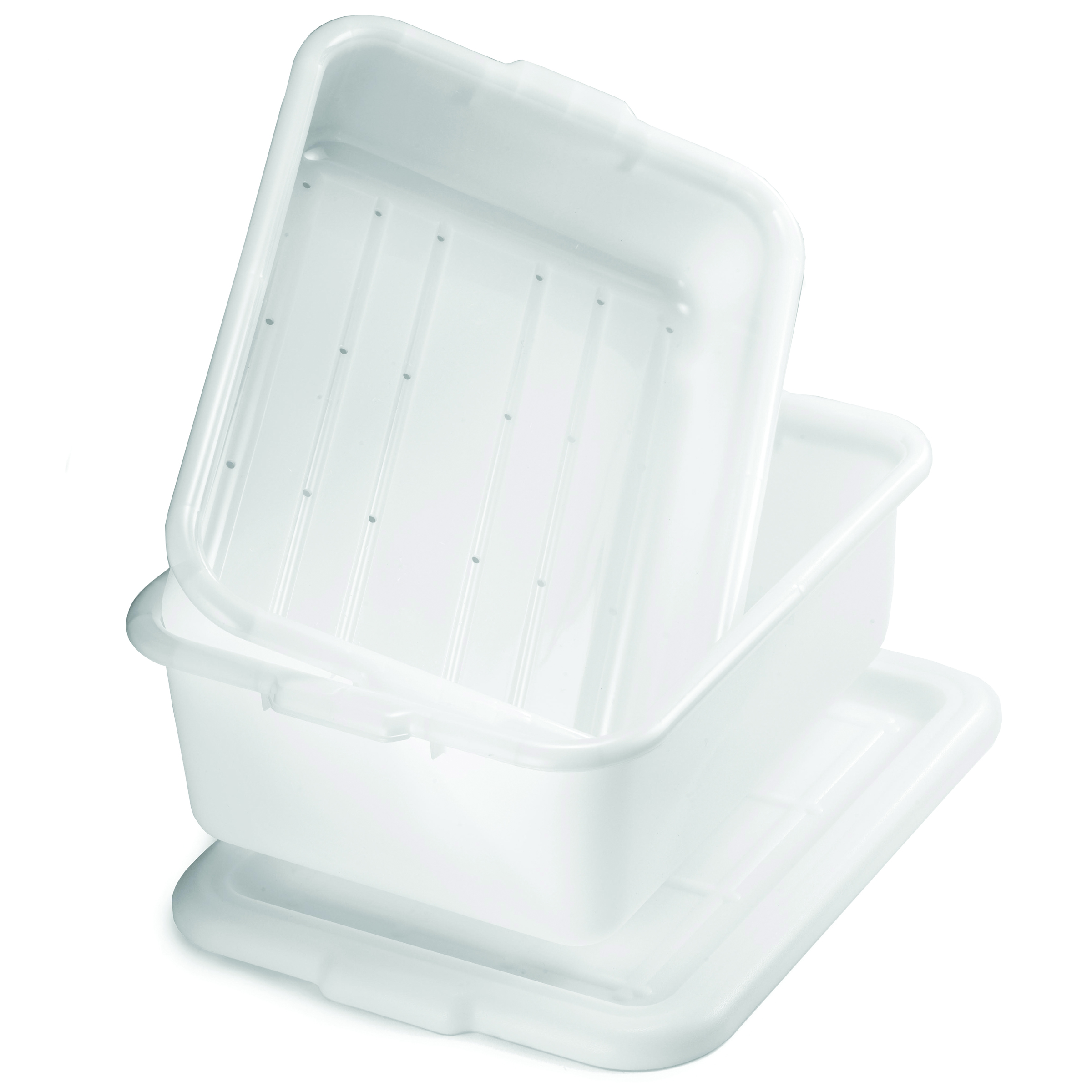 Tablecraft Milky White High Density Polyethylene Freezer Storage Box, 21.5 X 15.5 X 7.125 Inch -- 12 Per Case