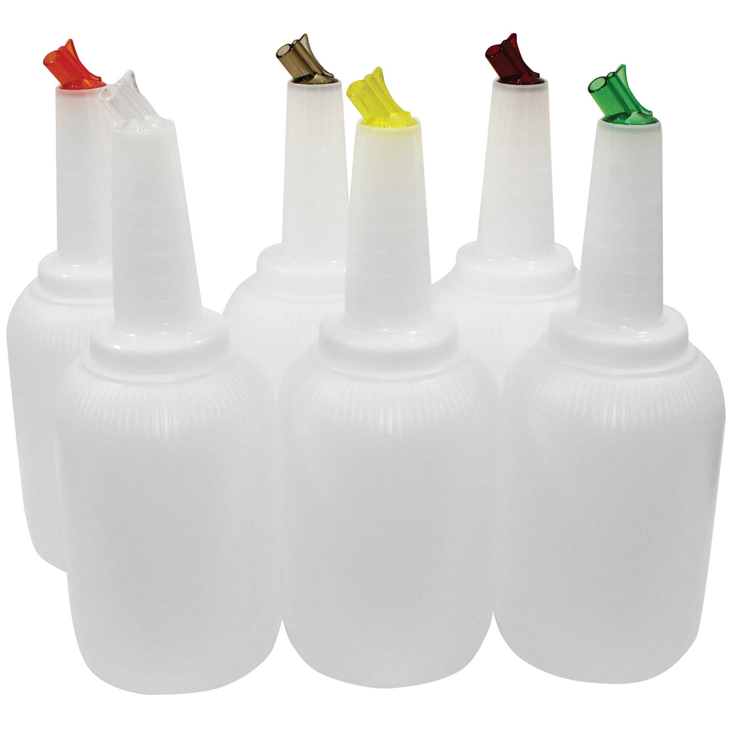 Tablecraft Pourmaster Complete Pourer With Assorted Spouts, 6 X 6 X 16.5 Inch -- 6 Per Case