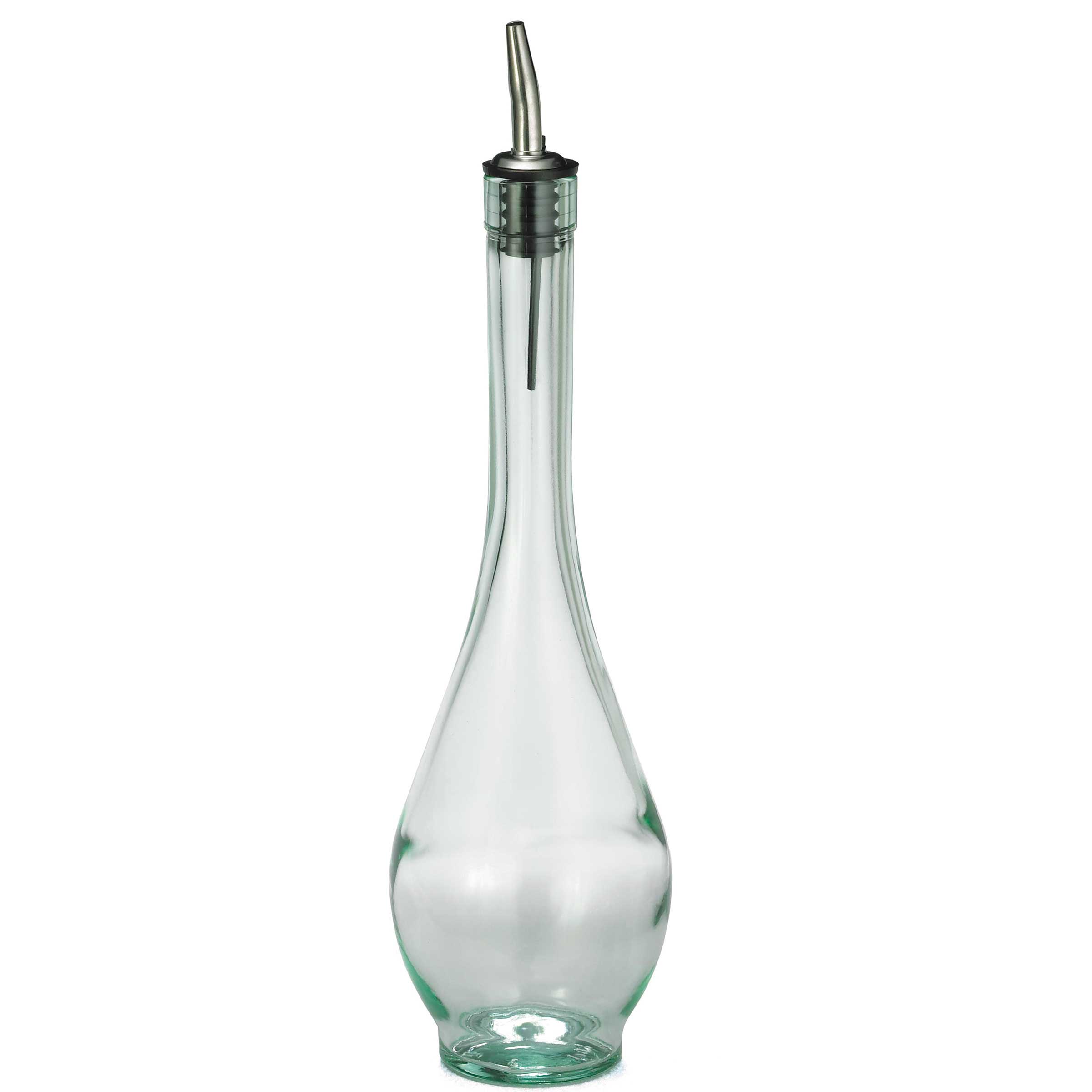 Tablecraft Siena Olive Oil Bottle With Stainless Steel Pourer, 16 Ounce Capacity -- 6 Per Case