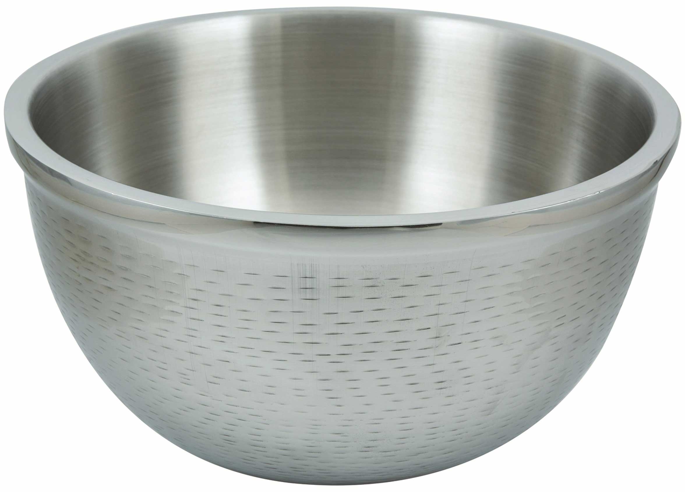 Tablecraft Stainless Steel Round Double Wall Bowl, 8 Quart -- 2 Per Case