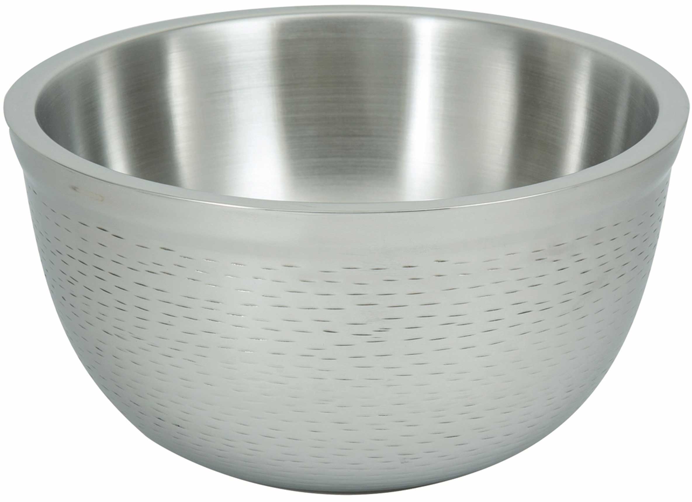 Tablecraft Stainless Steel Round Double Wall Bowl, 3.25 Quart -- 12 Per Case