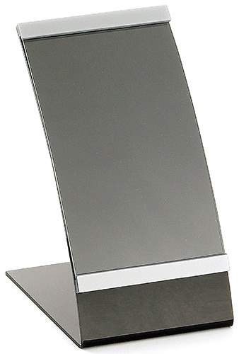 Tablecraft Acrylic Curved Easel, 4 X 6 Inch -- 24 Per Case