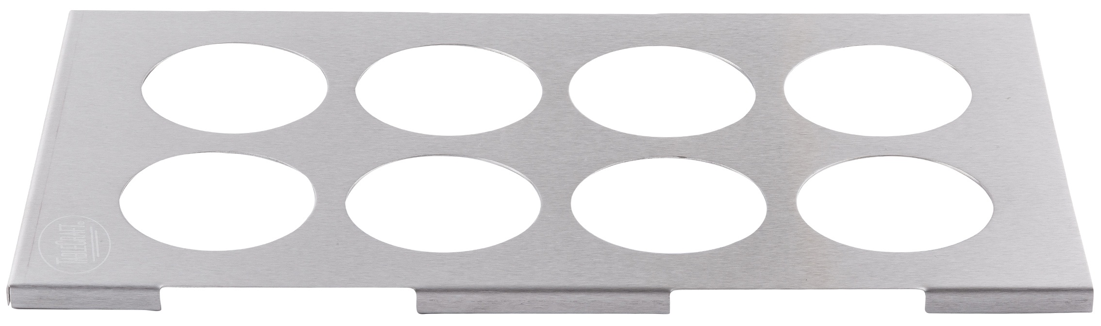 Tablecraft Stainless Steel Eight Hole Bottle Holder, 12.75 X 7 Inch -- 12 Per Case