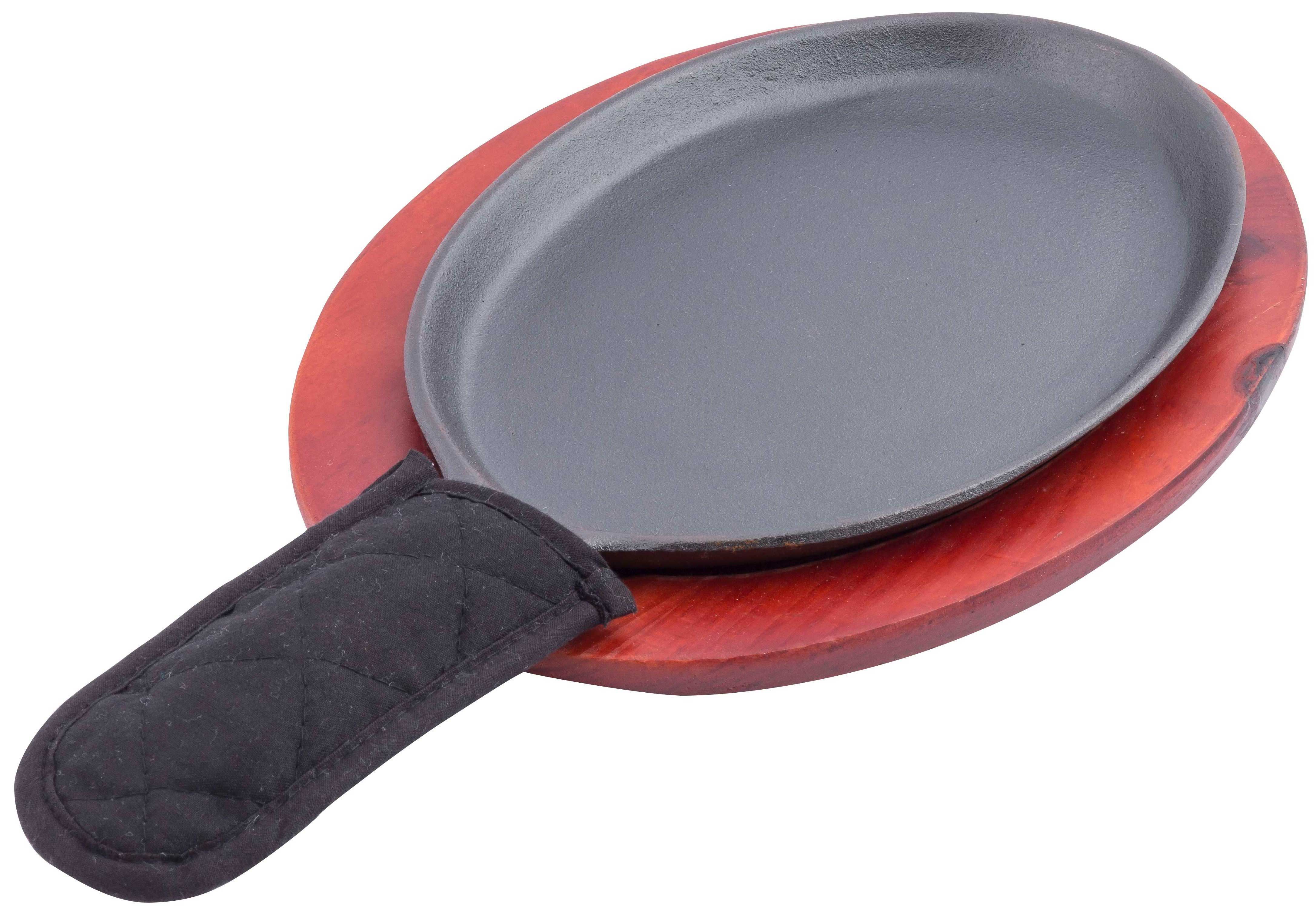 Tablecraft Cast Iron Liner And Glove Fajita Sizzle Platter Set, 10 Inch -- 6 Per Case