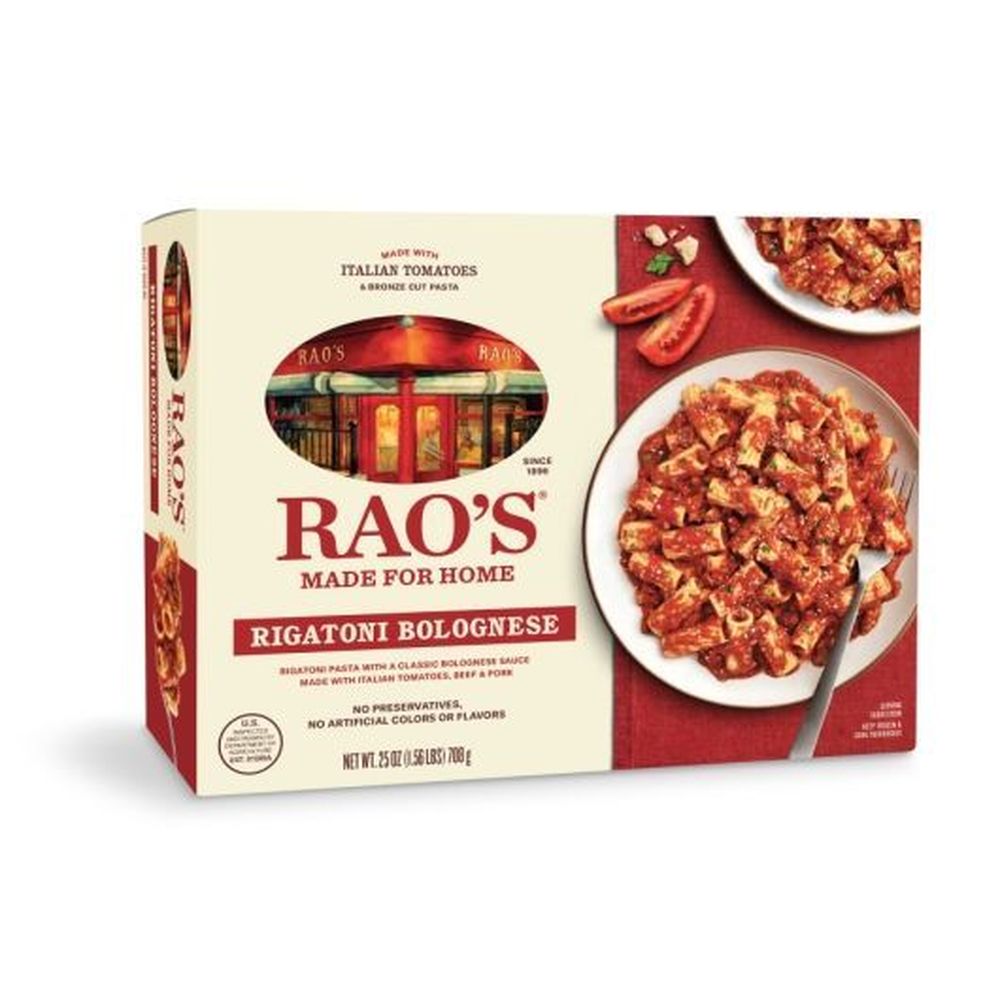 Raos Specialty Rigatoni Bolognese, 25 Ounce -- 6 per case