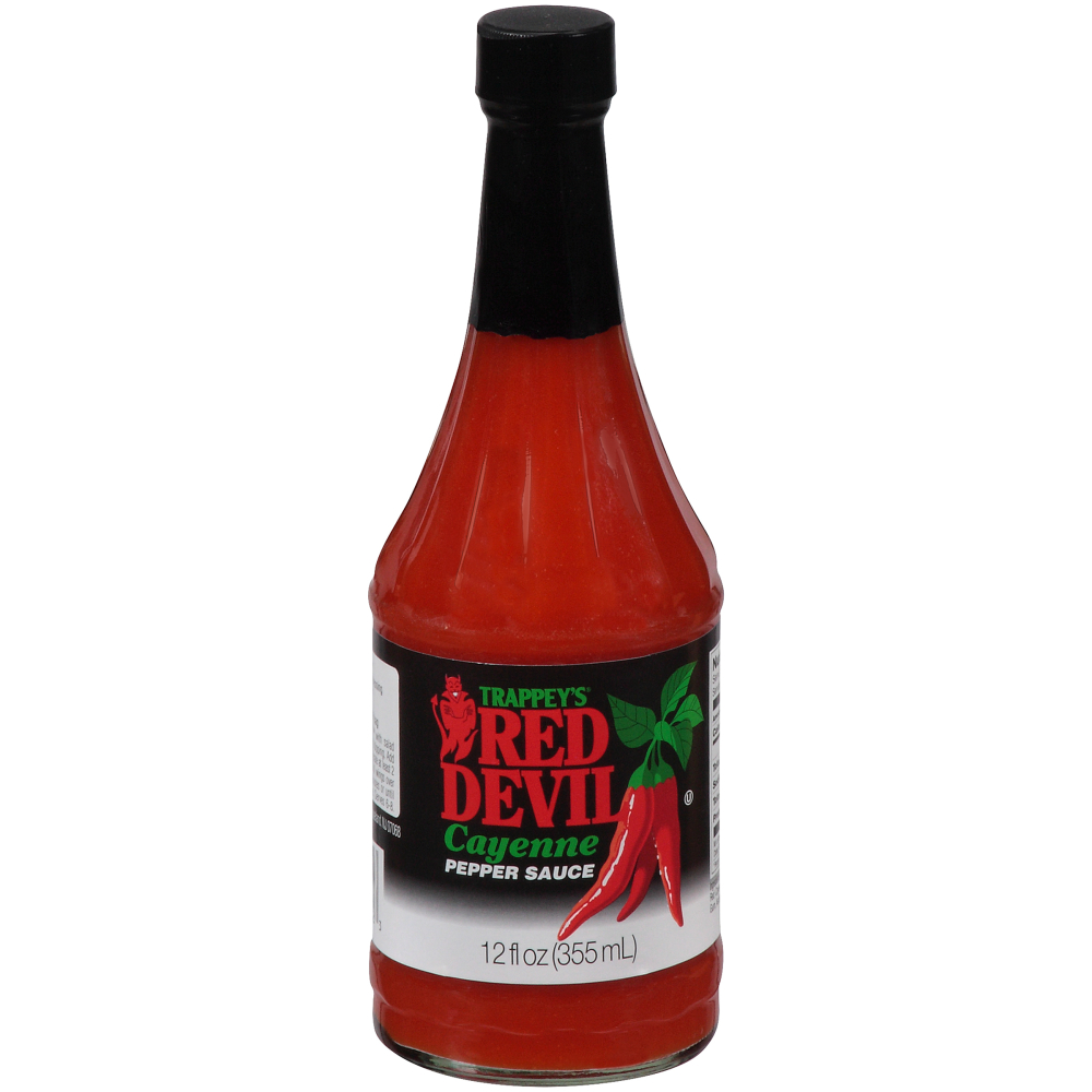 Trappey's Red Devil Cayenne Pepper Sauce Case Trappey's Red Devil Cayenne Pepper Sauce Case
