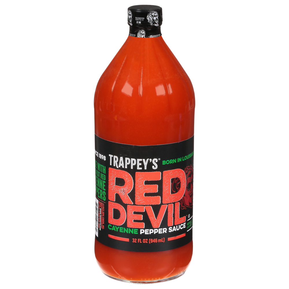 Trappey's Red Devil Cayenne Hot Sauce, 32 Ounce -- 12 Per Case