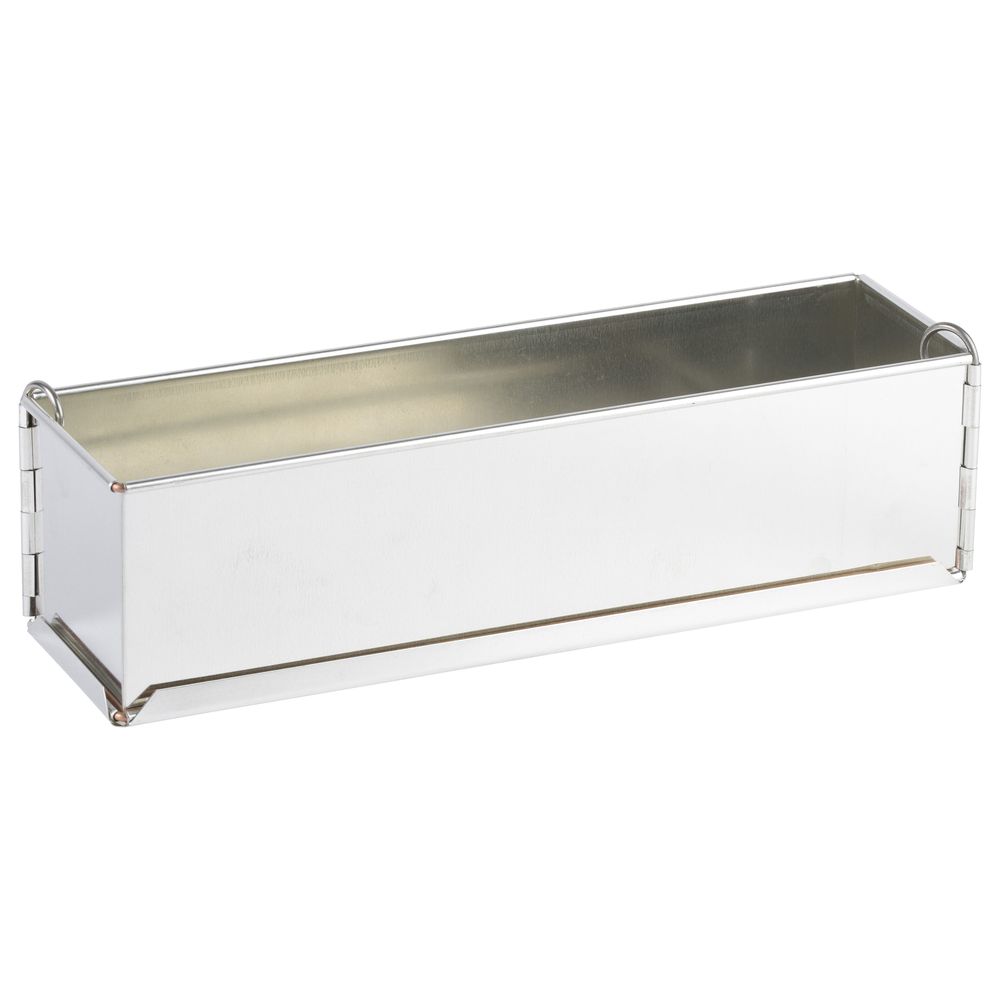 Gobel Tin Plate Plain Springform Long Loaf Pan With Removable Bottom, 14 Inch X 3 Inch X 3 Inch