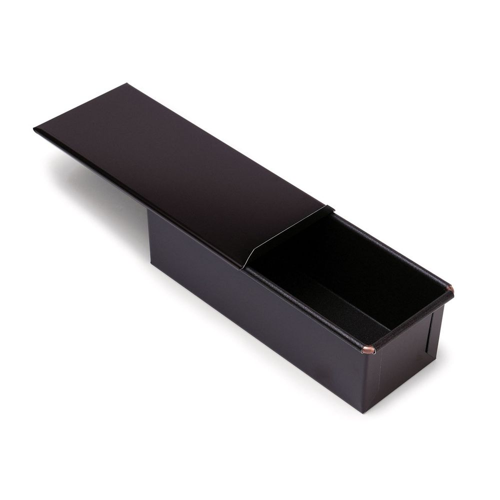 Gobel Non Stick Soft Bread Pan With Sliding Lid, 10.6 Inch X 4.4 Inch X 3.11 Inch