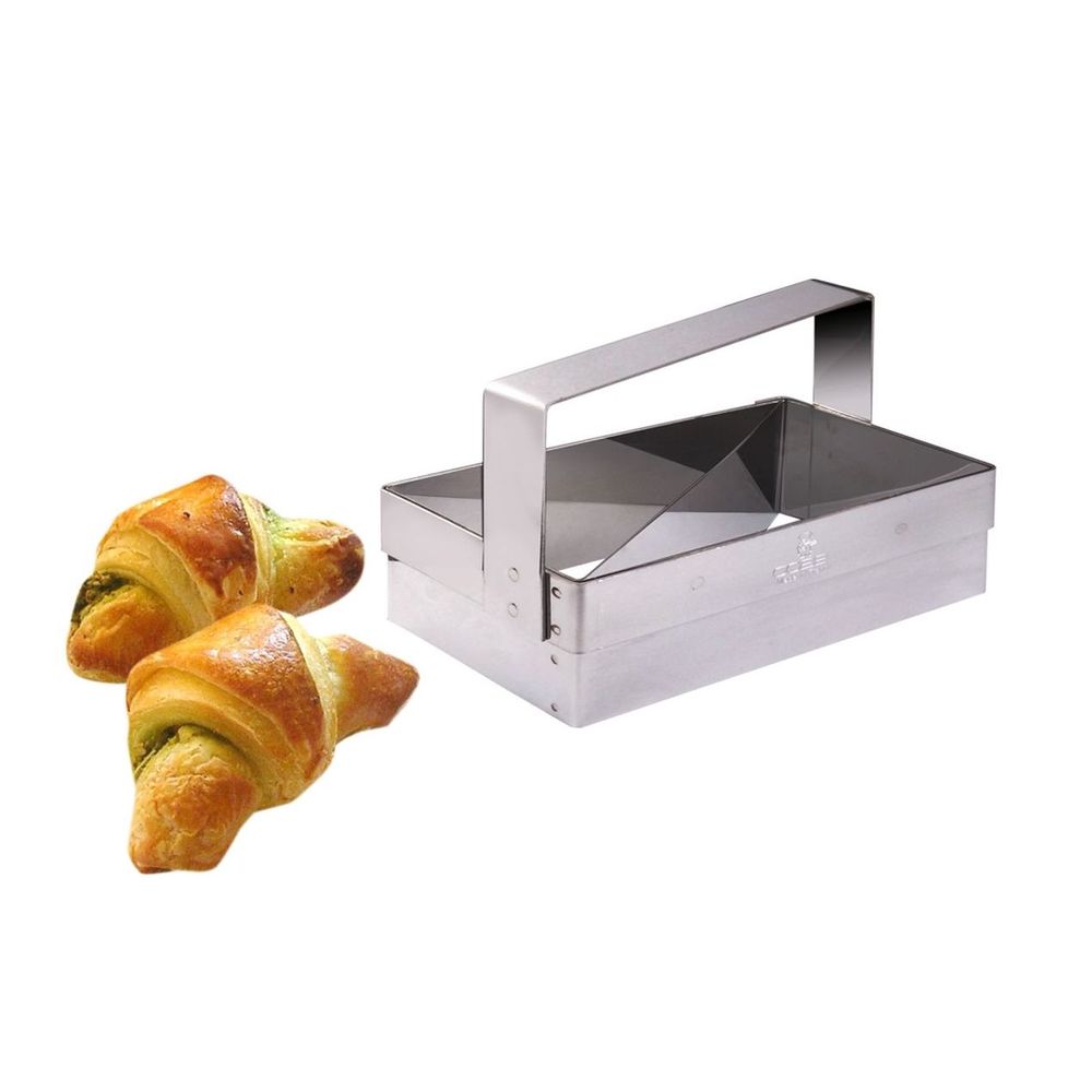 Gobel Stainless Steel Small Croissant Cutter, 3.9 Inch X 2.5 Inch X 3.5 Inch