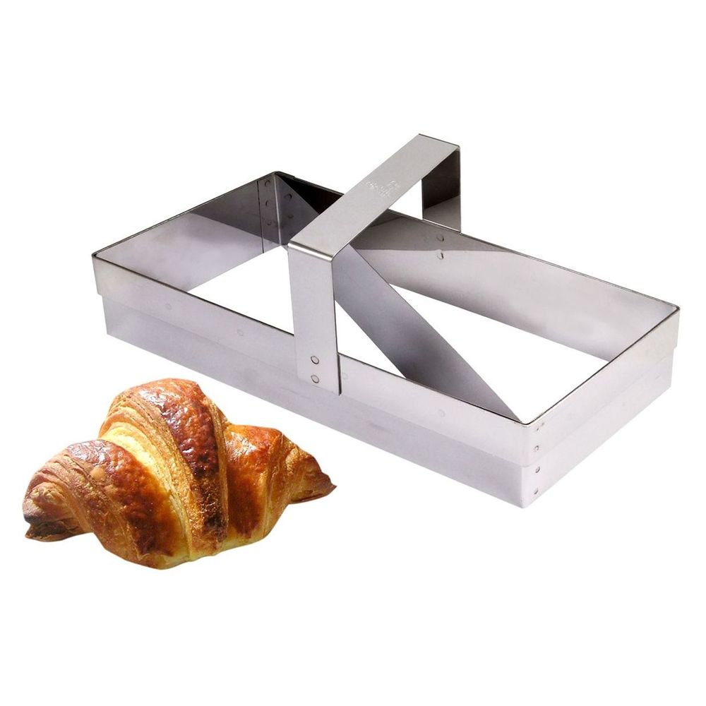 Gobel Stainless Steel Large Croissant Cutter, 7.8 Inch X 3.9 Inch X 3.5 Inch