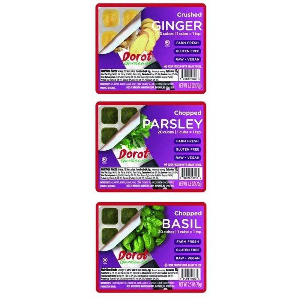 Dorot Chopped Basil Cubes, 2.5 Ounce -- 16 Per Case
