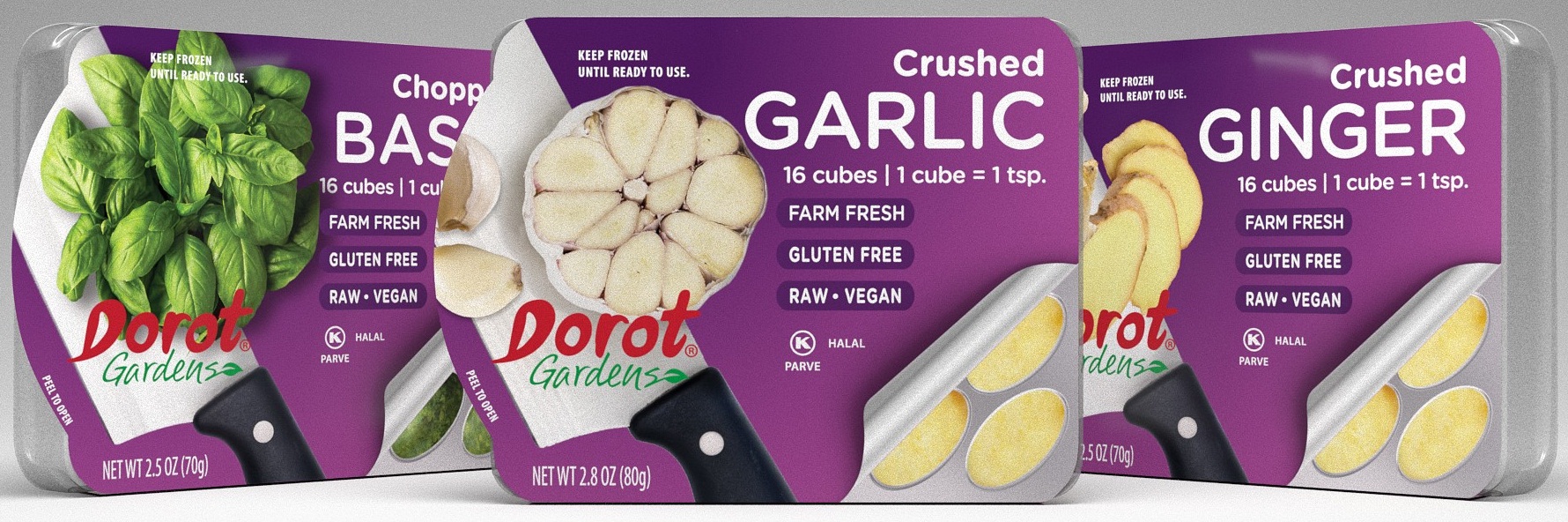 Dorot Chopped Ginger Ovals, 2.5 Ounce -- 16 Per Case