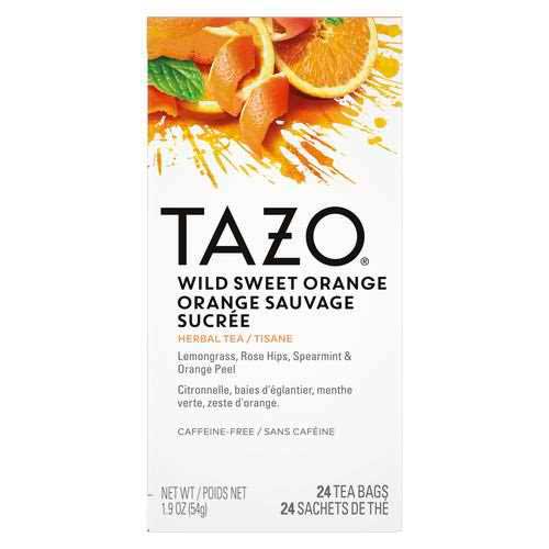 Tazo Wild Sweet Orange Enveloped Hot Tea Bags, 24 count -- 6 per case