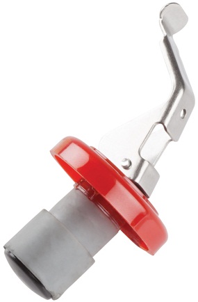 Winco Red Collar Wine Bottle Stopper -- 144 Per Case