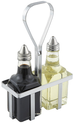 Winco Chrome Plated Cruet Rack For 6 Ounce Oil/vinegar Bottles -- 12 Per Case