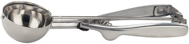 Winco 18/8 Stainless Steel Size 20 Squeeze Disher/portioner, 2.5 Ounce -- 12 Per Case