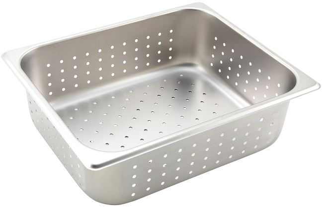 Winco Half Size Perforated Steam Pan -- 6 Per Case