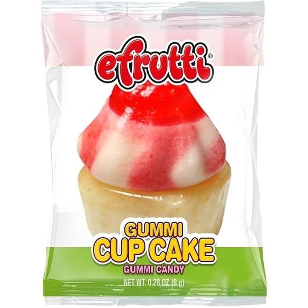 Efrutti Gummi Cupcake Candy, 0.28 Ounce -- 480 Per Case