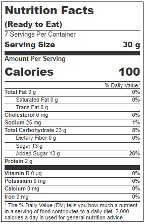 Herbert's Best Grams Of Baker Bear Gummi, Peggable Stand Up Bag, 7 Ounce -- 10 Per Case