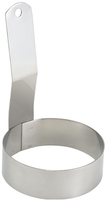 Winco Stainless Steel Round Egg Ring, 3 Inch Dia. -- 12 Per Case