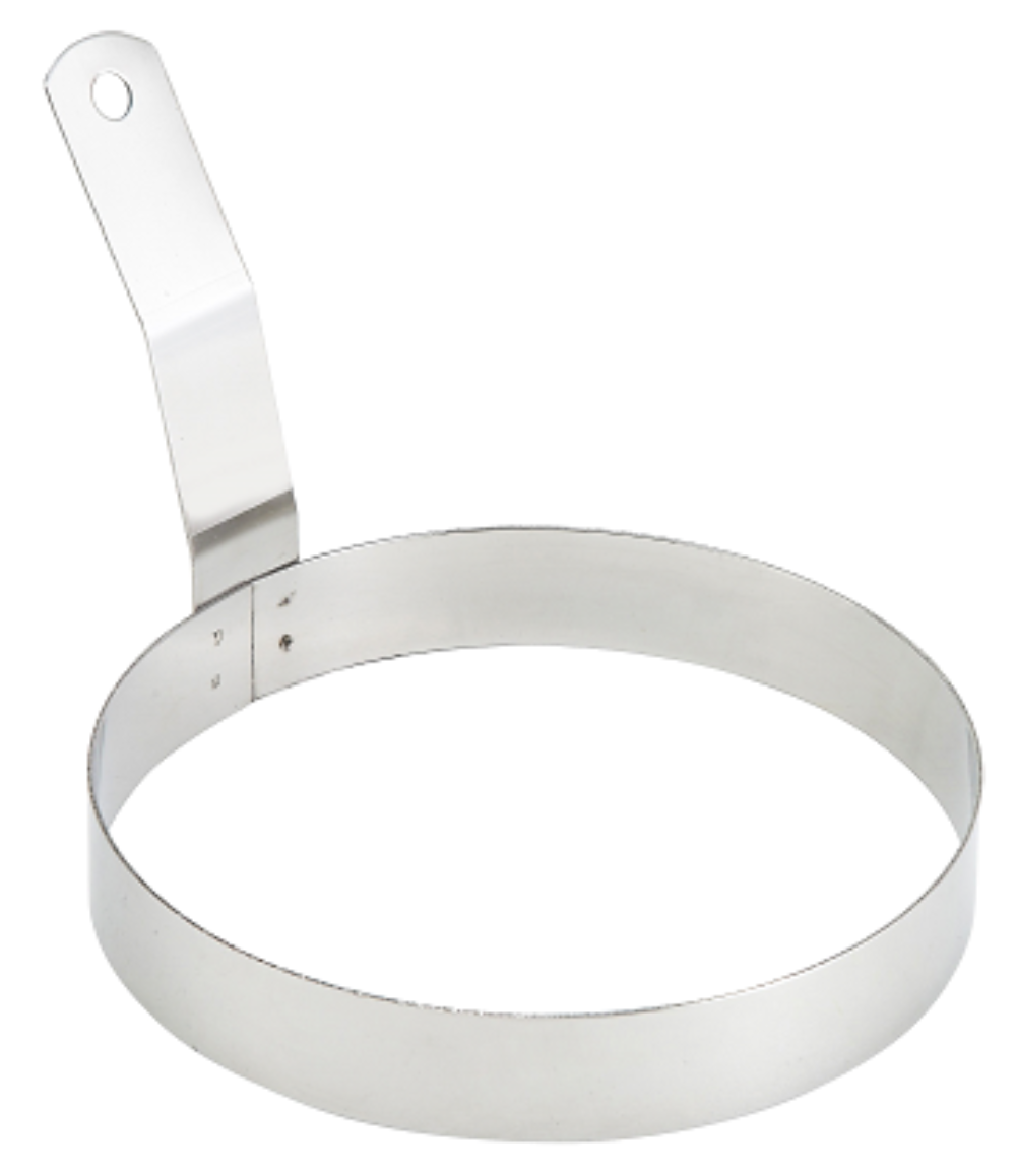 Winco Stainless Steel Round Egg Ring, 6 Inch Dia. -- 12 Per Case