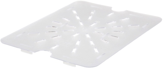 Winco Polycarbonate Half Size Drain Shelf, 10 1/4 X 7 7/8 Inch -- 10 Per Case