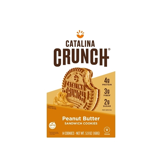 Catalina Crunch Peanut Butter Sandwich Cookies, 5.9 Ounce -- 6 Per Case