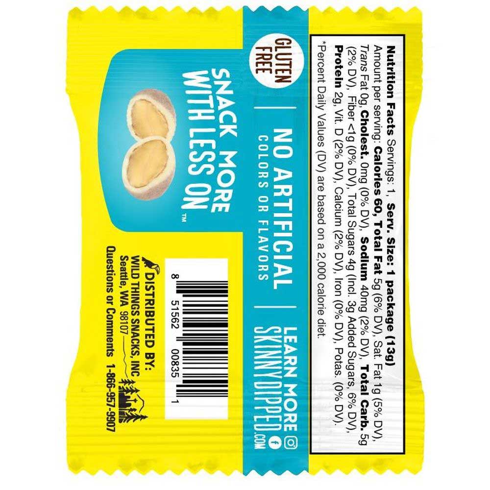 Skinny Dipped Almonds Lemon Bliss Almonds, 0.46 Ounce -- 24 Per Case