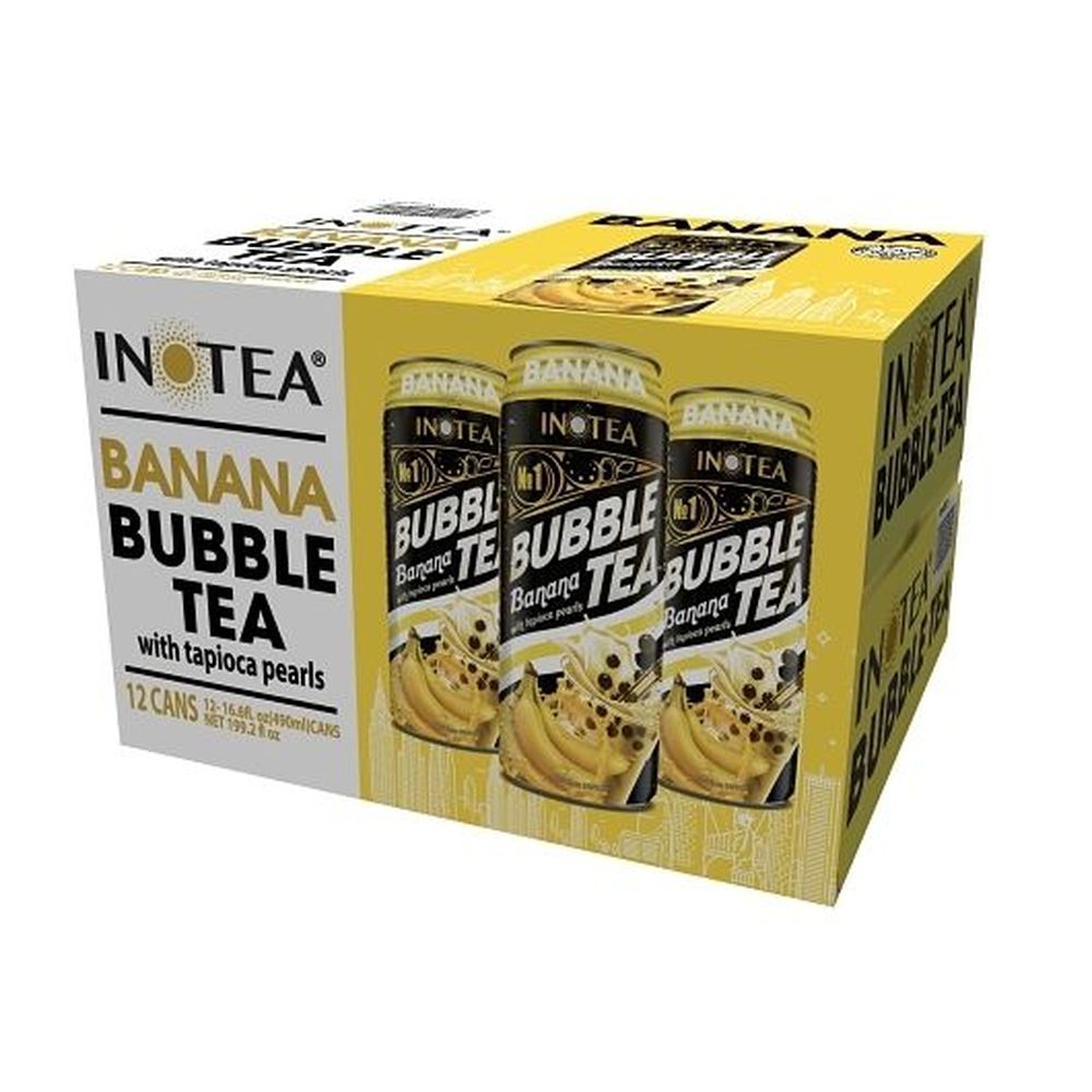 Inotea Banana Bubble Tea, 16.6 Ounce -- 12 Per Case