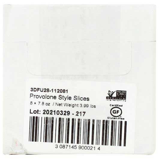 Daiya Plant Based Provolone Style Cheese Slice, 7.8 Ounce -- 8 per case
