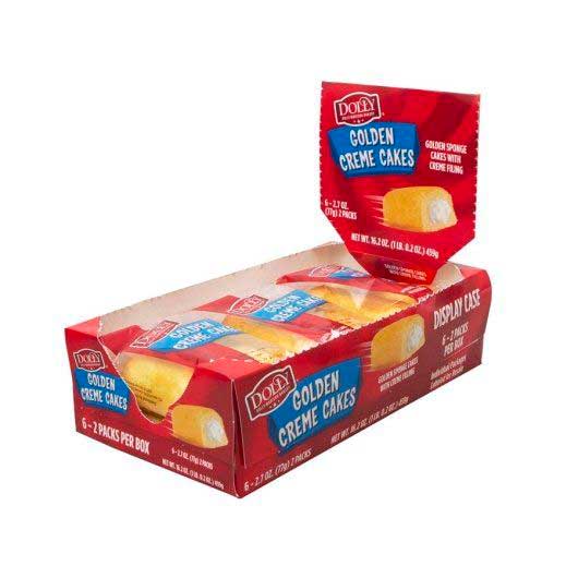 Dolly Madison Single Serve Golden Creme Cake, 2.7 Ounce -- 36 Per Case