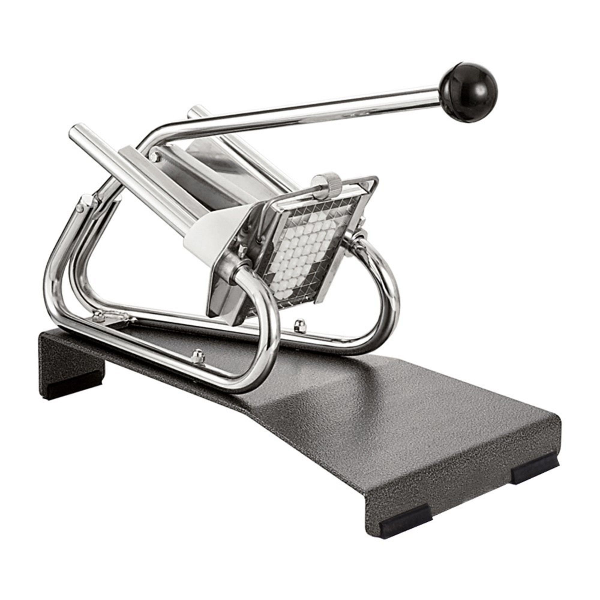 Louis Tellier Stainless Steel Professional French Fries Cutter On Epoxy Base, 17.32 X 9.84 X 13.19 Inch