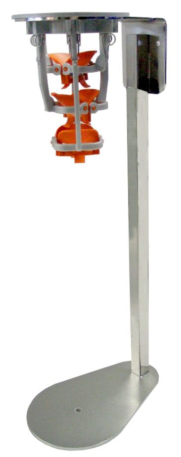 Louis Tellier Stainless Steel Vegetable Peeler On Stand For Standard Carrots, 8.4 X 5.5 X 20 Inch